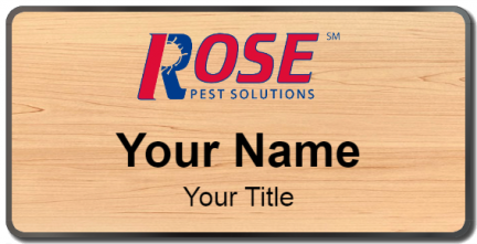 Custom name badges for Rose Pest Control