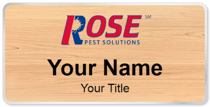 Custom name badges for Rose Pest Control