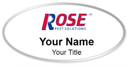 Custom name badges for Rose Pest Control