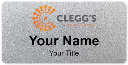 Custom name badges for Cleggs Pest Control