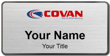 Custom name badges for Covan World Wide Moving