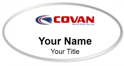 Custom name badges for Covan World Wide Moving