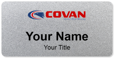 Custom name badges for Covan World Wide Moving