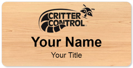Custom name badges for Critter Control