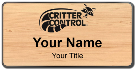 Custom name badges for Critter Control