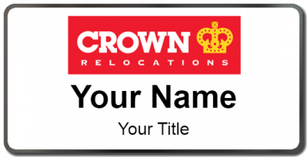 Custom name badges for Crown Relocations