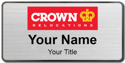 Custom name badges for Crown Relocations