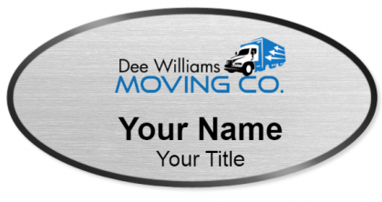 Custom name badges for Dee Williams Moving Company