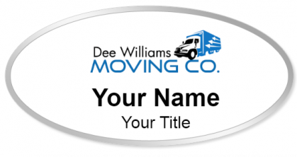 Custom name badges for Dee Williams Moving Company