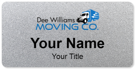 Custom name badges for Dee Williams Moving Company