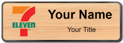 Custom name badges for 7Eleven
