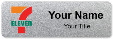 Custom name badges for 7Eleven