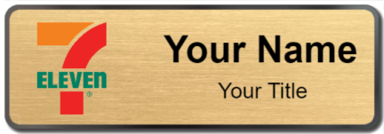 Custom name badges for 7Eleven