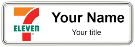 Custom name badges for 7Eleven