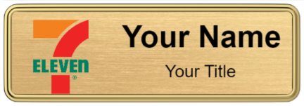 Custom name badges for 7Eleven