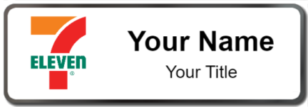 Custom name badges for 7Eleven