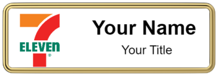 Custom name badges for 7Eleven