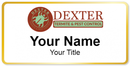 Custom name badges for Dexter Termite & Pest Control