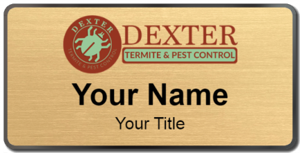 Custom name badges for Dexter Termite &  Pest Control