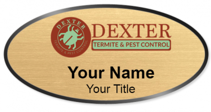 Custom name badges for Dexter Termite & Pest Control