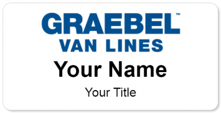 Custom name badges for Graebel Van Lines