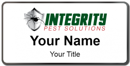 Custom name badges for Integrity Pest Solutions