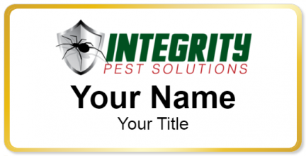 Custom name badges for Integrity Pest Solutions