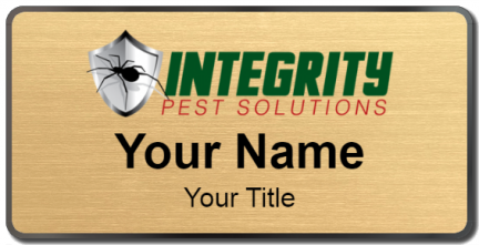 Custom name badges for Integrity Pest Solutions