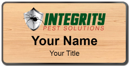 Custom name badges for Integrity Pest Solutions