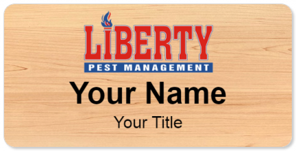 Custom name badges for Liberty Pest Management