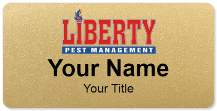 Custom name badges for Liberty Pest Management