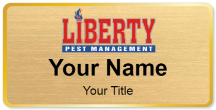 Custom name badges for Liberty Pest Management