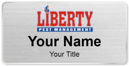 Custom name badges for Liberty Pest Management