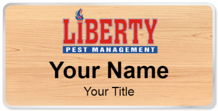 Custom name badges for Liberty Pest Management