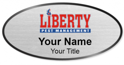 Custom name badges for Liberty Pest Management