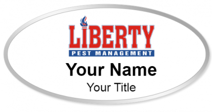 Custom name badges for Liberty Pest Management