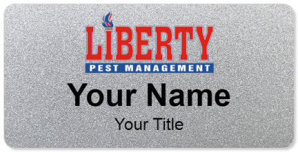 Custom name badges for Liberty Pest Management