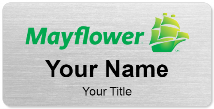 Custom name badges for Mayflower Moving Company
