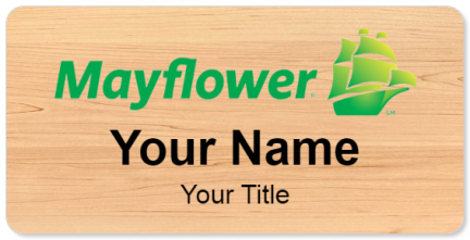 Custom name badges for Mayflower Moving Company