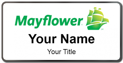 Custom name badges for Mayflower Moving Company
