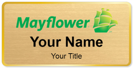 Custom name badges for Mayflower Moving Company