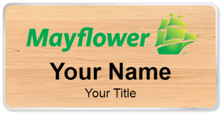 Custom name badges for Mayflower Moving Company