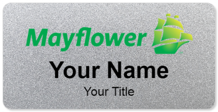 Custom name badges for Mayflower Moving Company