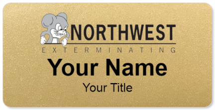 Custom name badges for Northwest Exterminating
