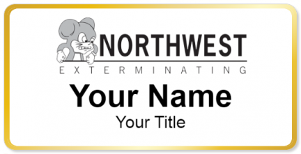 Custom name badges for Northwest Exterminating