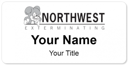 Custom name badges for Northwest Exterminating