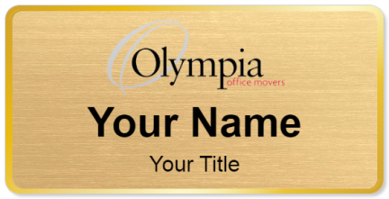 Custom name badges for Olympia Office Movers
