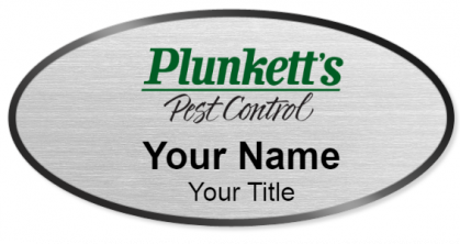 Custom name badges for Plunketts Pest Control