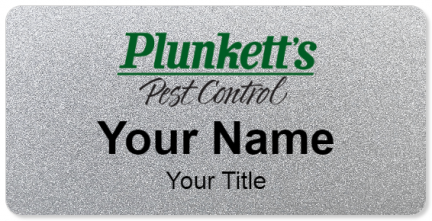 Custom name badges for Plunketts Pest Control