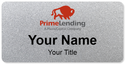 Custom name badges for Prime Lending